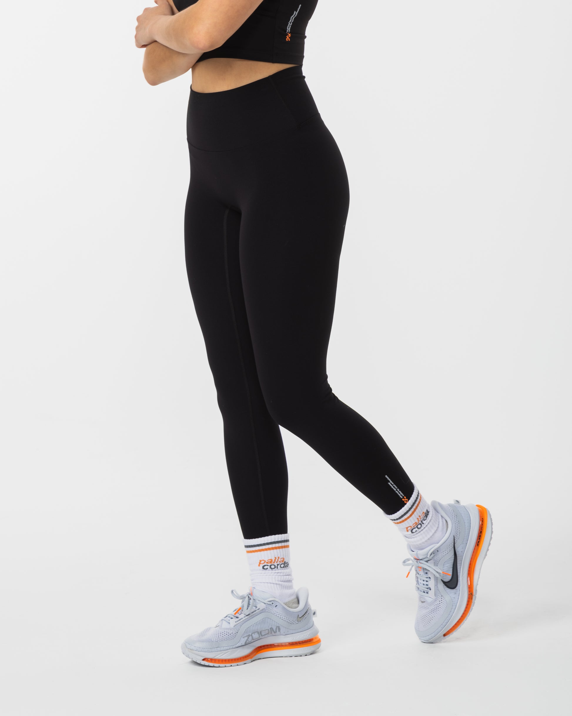 Women's Court Leggings Black - Side View