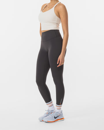 Women's Court Leggings Grey - Front View