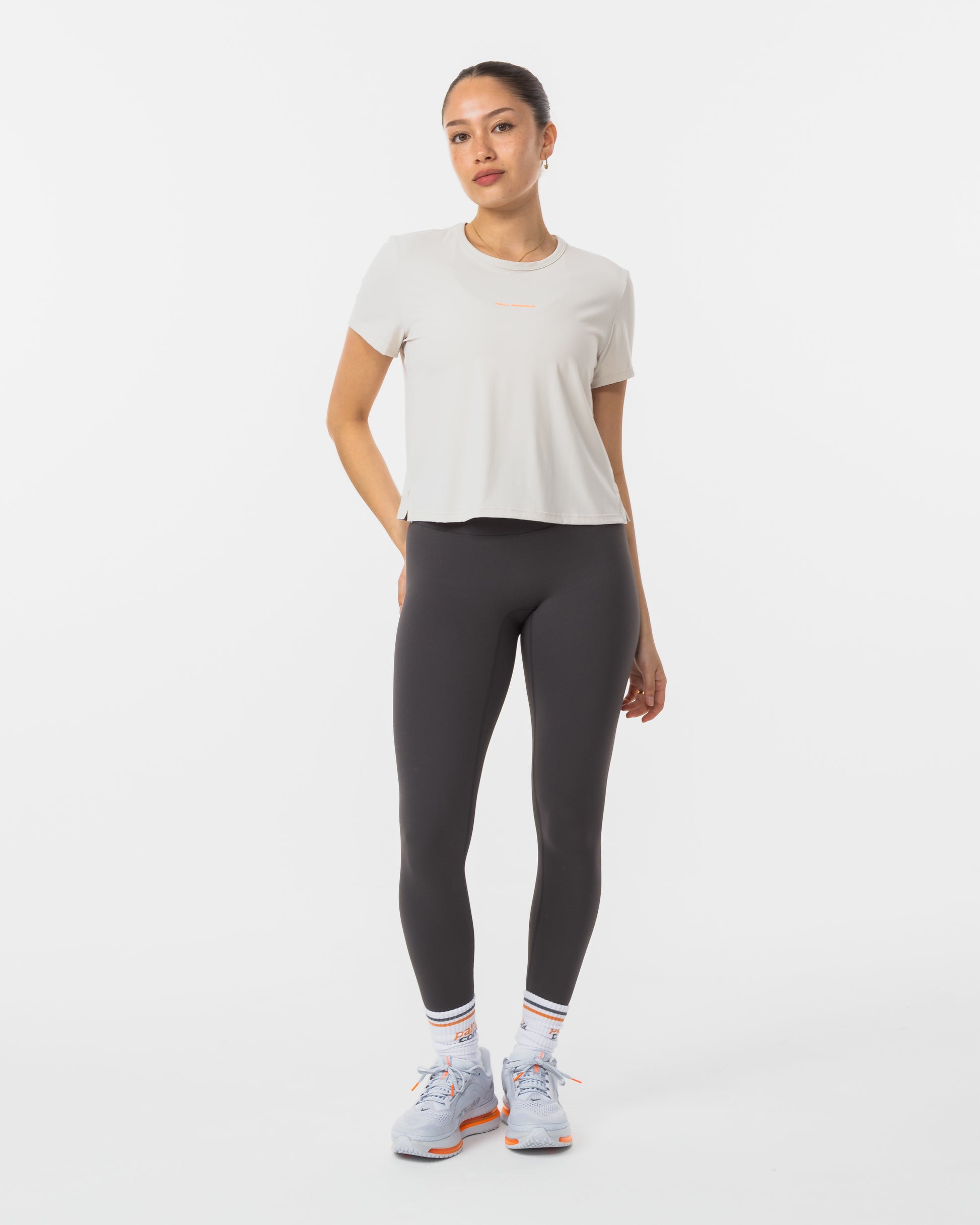 Women's Court Leggings Grey - Full Outfit
