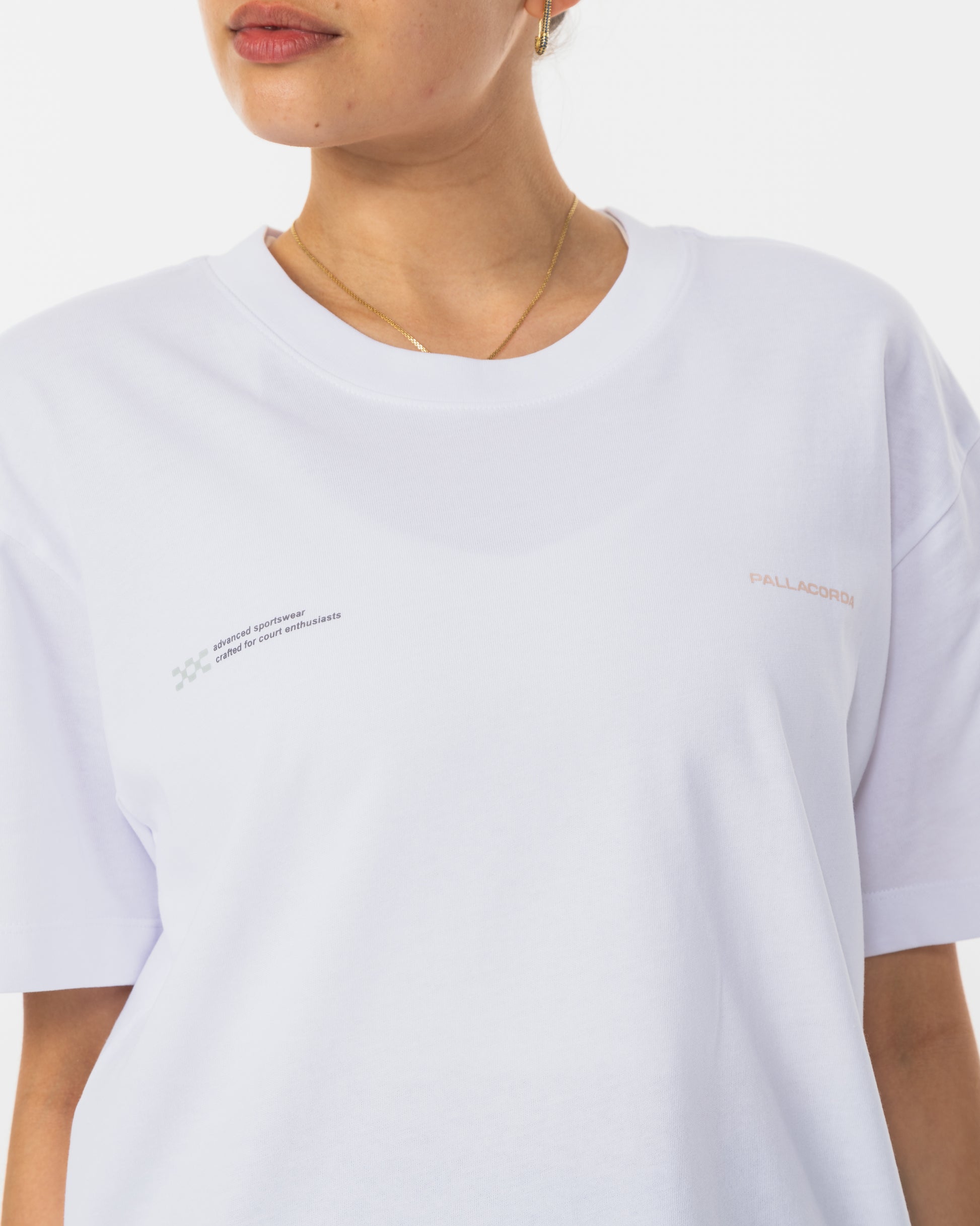Women's Definition Oversized T-Shirt White - Logo Detail