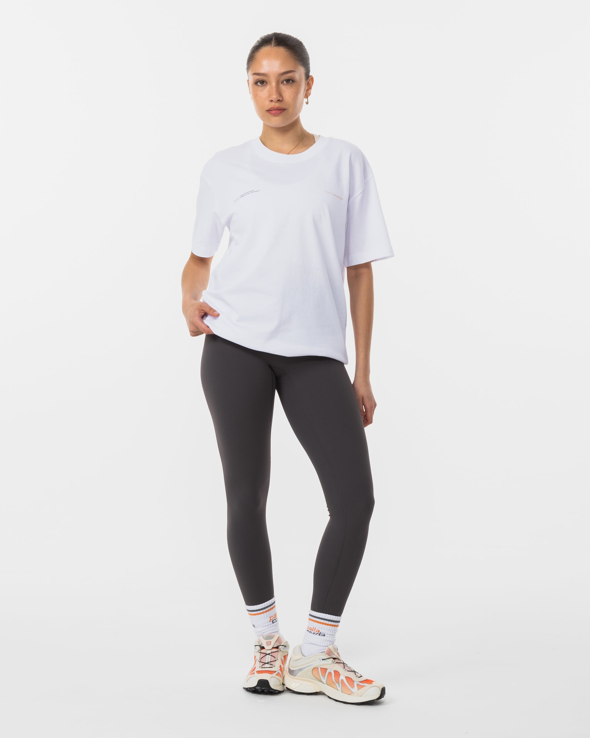 Women's Definition Oversized T-Shirt White - Full Outfit