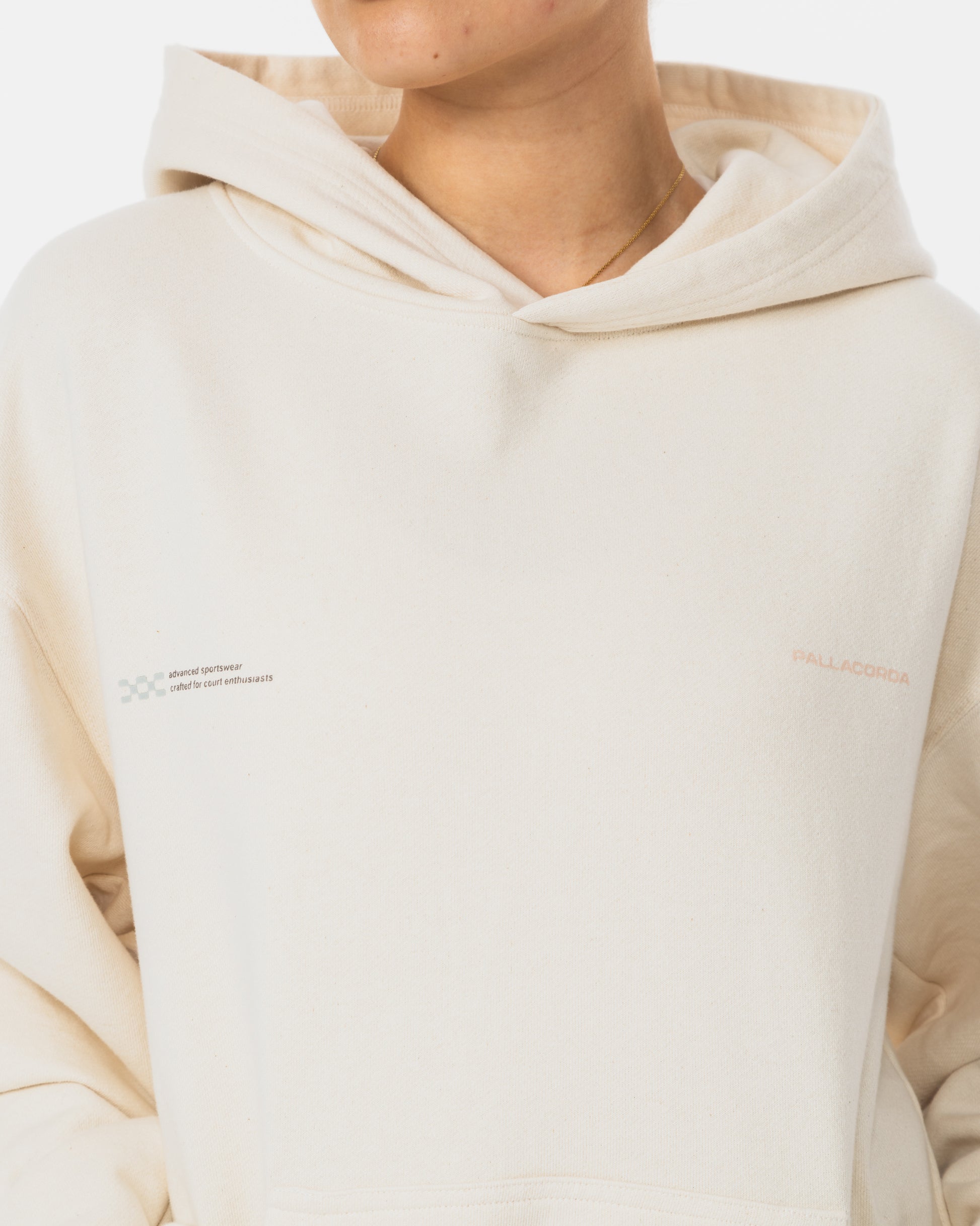 Women's House Issue Oversized Hoodie Stone - Logo Detail