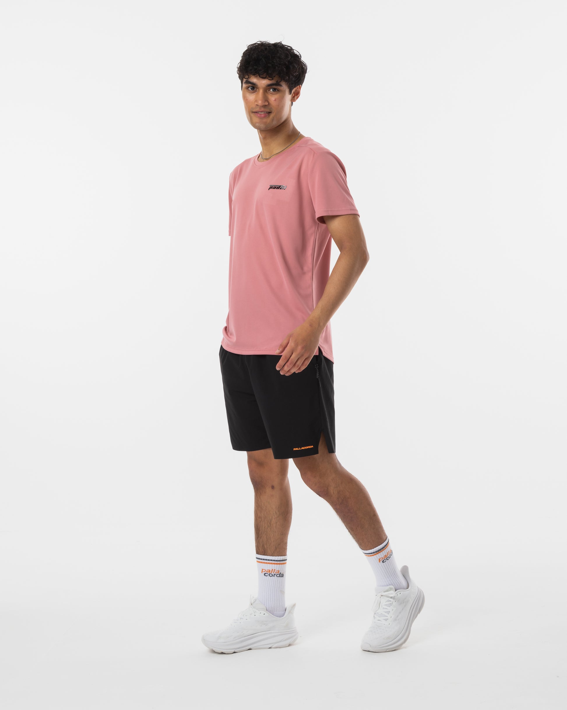 Men's Signal Performance T-Shirt Pink - Full Outfit