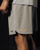 Pallacorda Men's Padel Essential Court Performance Shorts in Grey Side View
