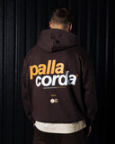 Pallacorda Men's Oversized Hoodie in Earth Back View