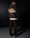 Pallacorda Men's Oversized Hoodie in Earth Outfit View