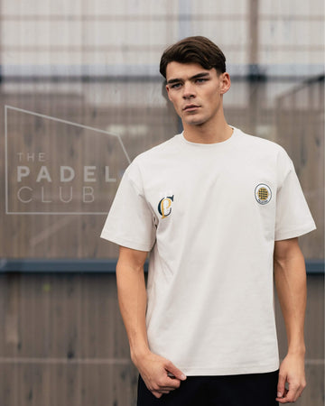 TPC x Pallacorda Lockup T-Shirt - Beige