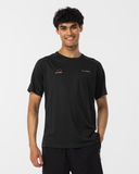 Men's Echo Performance T-Shirt Black - Front View