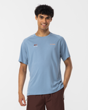 Men's Echo Performance T-Shirt Blue - Front View