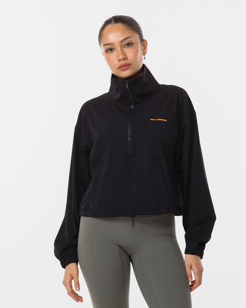 Cropped Half Zip Top