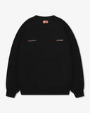 Oversized Sweat Top - Black