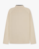 Performance Quarter Zip Top - Beige