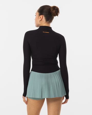 Performance Rib Quarter Zip Top
