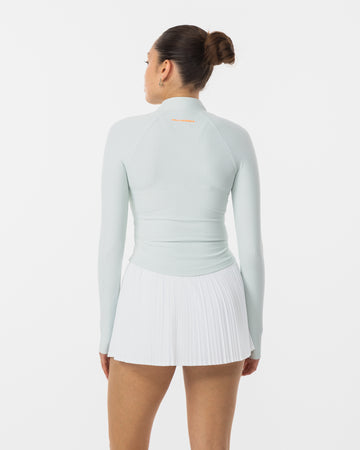 Performance Rib Quarter Zip Top
