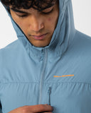 Men's Lightweight Windstop Jacket Blue - Zip View