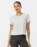Boxy Fit Court T-Shirt - Ecru - Pallacorda