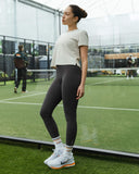 Boxy Fit Court T-Shirt - Ecru - Pallacorda