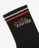 Court Crew Socks - Black - Pallacorda