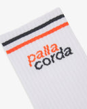 Court Crew Socks - White - Pallacorda