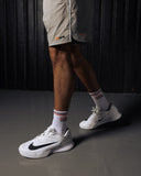 Court Crew Socks - White - Pallacorda