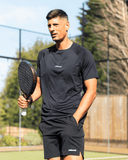 Court Essential T-Shirt - Black - Pallacorda