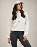 Court Half Zip Top - Ivory - Pallacorda