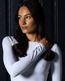 Essential Long Sleeve T-Shirt - White - Pallacorda