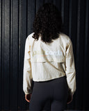 Half Zip Windbreaker - Ivory - Pallacorda