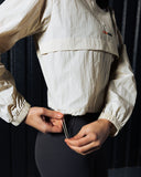 Half Zip Windbreaker - Ivory - Pallacorda