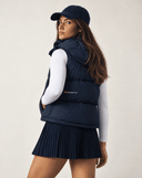 Hooded Puffer Gilet - Navy - Pallacorda
