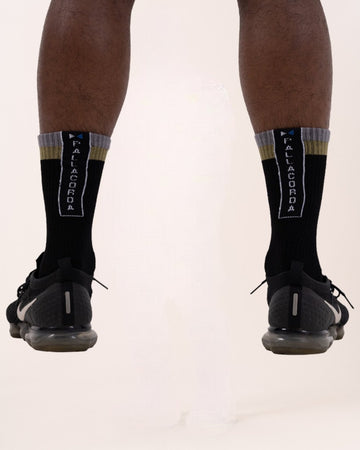 Cushioned Crew Socks Black 3 Pack