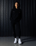 Oversized Logo Sweatshirt - Black - Pallacorda