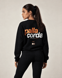 Oversized Logo Sweatshirt - Black - Pallacorda
