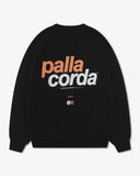 Oversized Logo Sweatshirt - Black - Pallacorda
