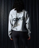 Oversized Logo Sweatshirt - Grey - Pallacorda