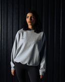 Oversized Logo Sweatshirt - Grey - Pallacorda