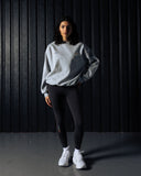 Oversized Logo Sweatshirt - Grey - Pallacorda