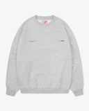 Oversized Logo Sweatshirt - Grey - Pallacorda