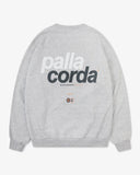 Oversized Logo Sweatshirt - Grey - Pallacorda