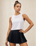 Pleated Court Skort - Grey