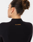 Performance Quarter Zip Top - Black - Pallacorda