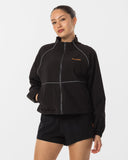 Piped Track Jacket - Black - Pallacorda