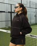 Piped Track Jacket - Black - Pallacorda