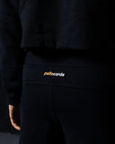 Straight Leg Sweatpants - Black - Pallacorda