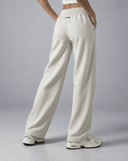 Straight Leg Sweatpants - Ivory - Pallacorda