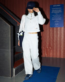 Straight Leg Sweatpants - Ivory - Pallacorda