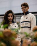 TPC x Pallacorda Varsity Quarter Zip - Beige - Pallacorda