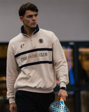 TPC x Pallacorda Varsity Quarter Zip - Beige - Pallacorda