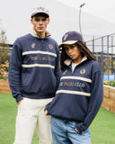 TPC x Pallacorda Varsity Quarter Zip - Navy - Pallacorda
