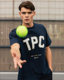TPC x Pallacorda Varsity T-Shirt - Navy - Pallacorda